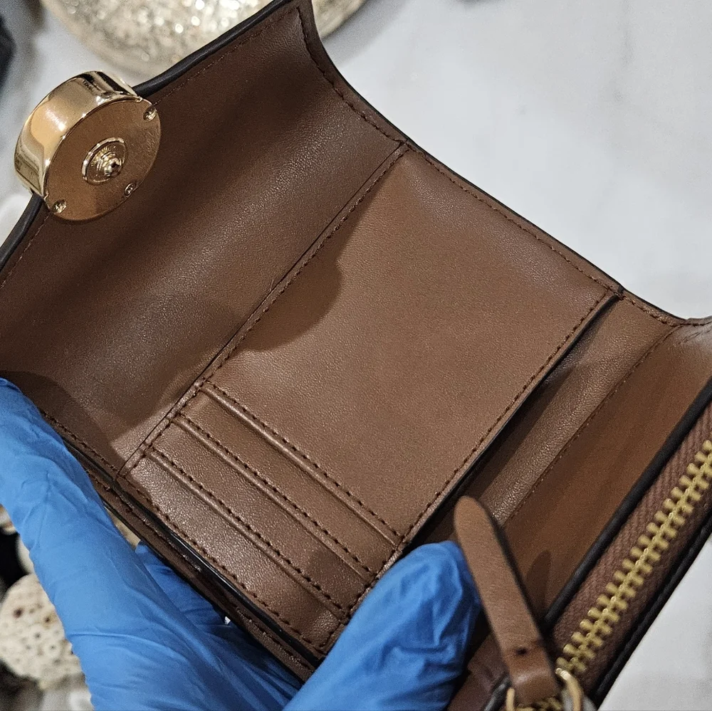 Michael Kors Brown and Black Wallet NWOT
